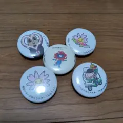 キャラクター缶バッジ(ミャクミャクあり) 5個セット