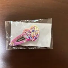 わんだふるプリキュア　映画前売り　 ヘアクリップ ピンク