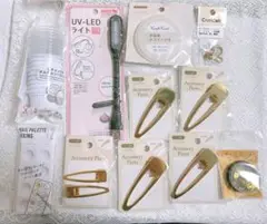 レジンUVライト ヘアピン デスクハンドメイドパーツ