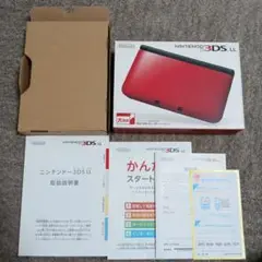 ☆本体なし☆ Nintendo3DSLL レッド×ブラック 箱説のみ
