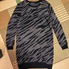 美品French Connection ワンピースMグレー&黒