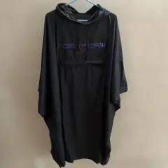 F.C.R.B. ブラックナイロン　ブラックポンチョ