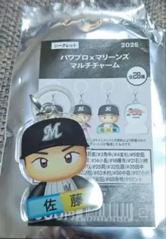 千葉ロッテマリーンズ×パワプロ　佐藤都志也　マルチチャーム
