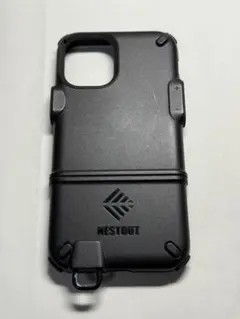 エレコム NESTOUT iPhone12 mini ケース ブラック