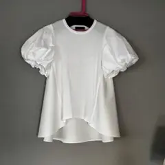 YOKO CHAN ホワイト半袖トップス