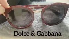 【ほぼ新品】Dolceu0026Gabbana レディース サングラス ボストン