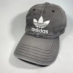 adidas アディダス ベースボールキャップ 帽子 ダークグレー キッズ
