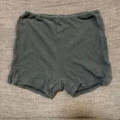ワコール黒いタオル地ショートパンツ 130~140