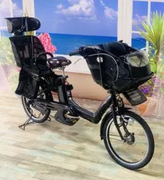 1262 電動自転車ヤマハ子供乗せ 20インチ ハイクオリティ ブラウン
