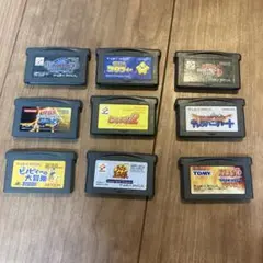 ゲームボーイアドバンスソフト9本セット