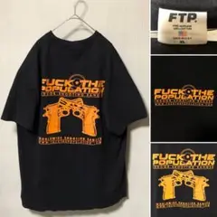 USA製 FTP fuck the population Tシャツ 黒XL