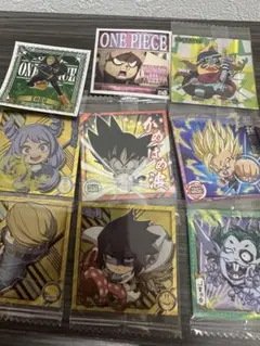 アニメキャラクターシール9枚セット