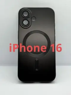 iPhone16 ケース ソフト ブラック マグセーフ レンズ保護　新品118