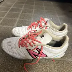 New Balance 442サッカーシューズ ホワイト/ピンク