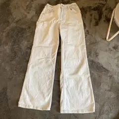 【キッズ146cm】H&M ハイウエスト ワイドレッグ デニムパンツ
