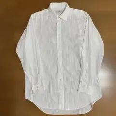 Maker's Shirt 鎌倉 ホワイトストライプシャツ 17-33 1/2