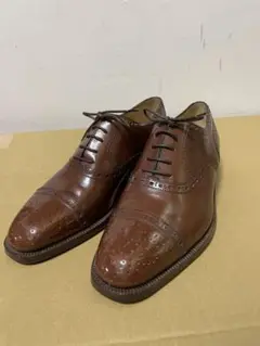 BRUNO MAGLI ブルーノマリ　セミブローグ　茶靴　ドレスシューズ