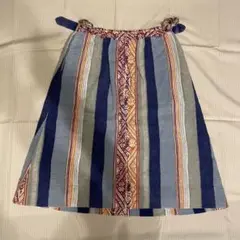 ストライプ エスニック ミニスカート