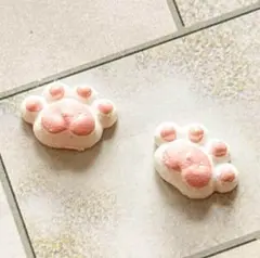 リーメント 肉球柄クッキー2個セット おうちでかわいいスイーツレシピ