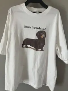 INHERIT ブラックダックスフンド Tシャツ Mサイズ