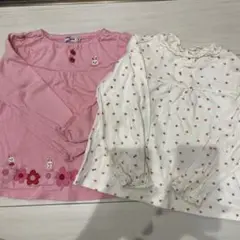 ミキハウス ロンT 2枚セット　110