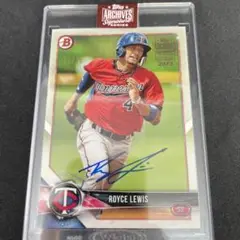 150枚限定 Royce Lewis Topps Finest auto RC Royce Lewis 2025 Topps Series 1 - Major League Material #MLM