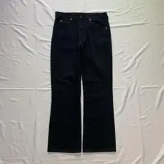 90s 日本製 levis リーバイス 517 ブーツカット 後染め ブラック