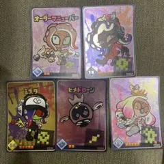 スプラトゥーン キャラクターカード５枚セット