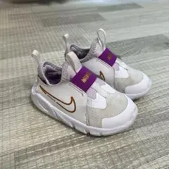Nike キッズスニーカー ホワイト/パープル