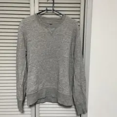 UNIQLO グレー クルーネック スウェット M