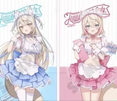 ホロライブ　フワモコ　フワワ　モココ　アビスガード　等身大タペストリー　未開封