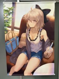 FGO 沖田　タペストリー