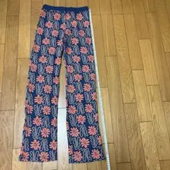 midmile 総柄フレアパンツ　リブパンツ　160 しまむら　むくぞー