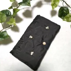 マルチケース　お薬手帳　ポーチ　お薬手帳ケース 　ハンドメイド　黒色【A✤22】