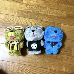 キューズモール　ぬいぐるみストラップ　3体セット