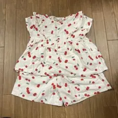 チェリー柄　セットアップ　100cm