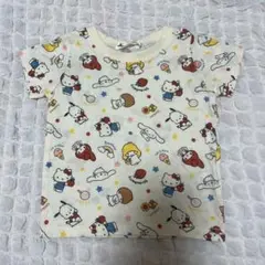 新品 サンリオ 総柄 トップス Tシャツ ベビー 80cm 綿100