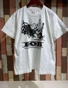 ピーナッツ パロディ ボブマーリー Tシャツ WHT L