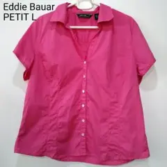 Eddie Bauar ブラウス PETIT L ピンク エディー・バウアー