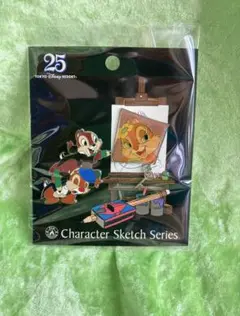 東京ディズニーリゾート 25周年 チップとデールとクラルスのピンバッジセット
