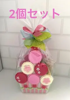 フエルト　小物入れ　桜　お菓子　ラッピング　プレゼント
