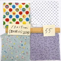 55 Wガーゼハギレセット