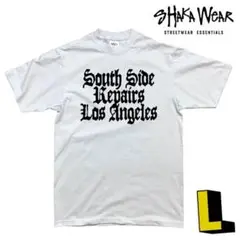 South Side Repairs LA Tシャツ Lサイズ 白x黒