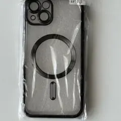 MagSafe対応 iPhone13 透明ソフトクリアケース　新品未使用ブラック