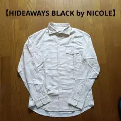 【HIDEAWAYS BLACK by NICOLE 】メンズ カジュアルシャツ