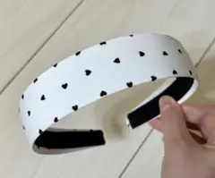 ハート カチューシャ ホワイト 未使用品