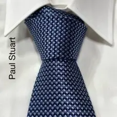 TG2749 Paul Stuart ジャガード シルク ネクタイ 日本製