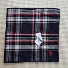 POLO RALPH LAUREN チェック柄　タオルハンカチ