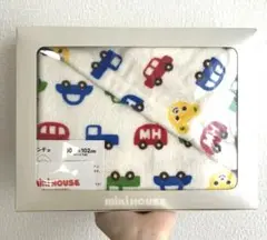 MIKIHOUSE ミキハウス車柄タオル 30x102cm バスタオルポンチョ