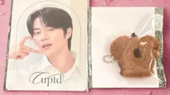 TXT ボムギュ コーラルヘイズ　トレカ　くまキーリング　ノベルティ